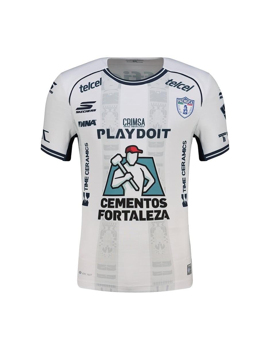 Jersey de club de fútbol pachuca visitante de manga corta para hombre Jersey de club de fútbol pachuca visitante de manga corta para hombre