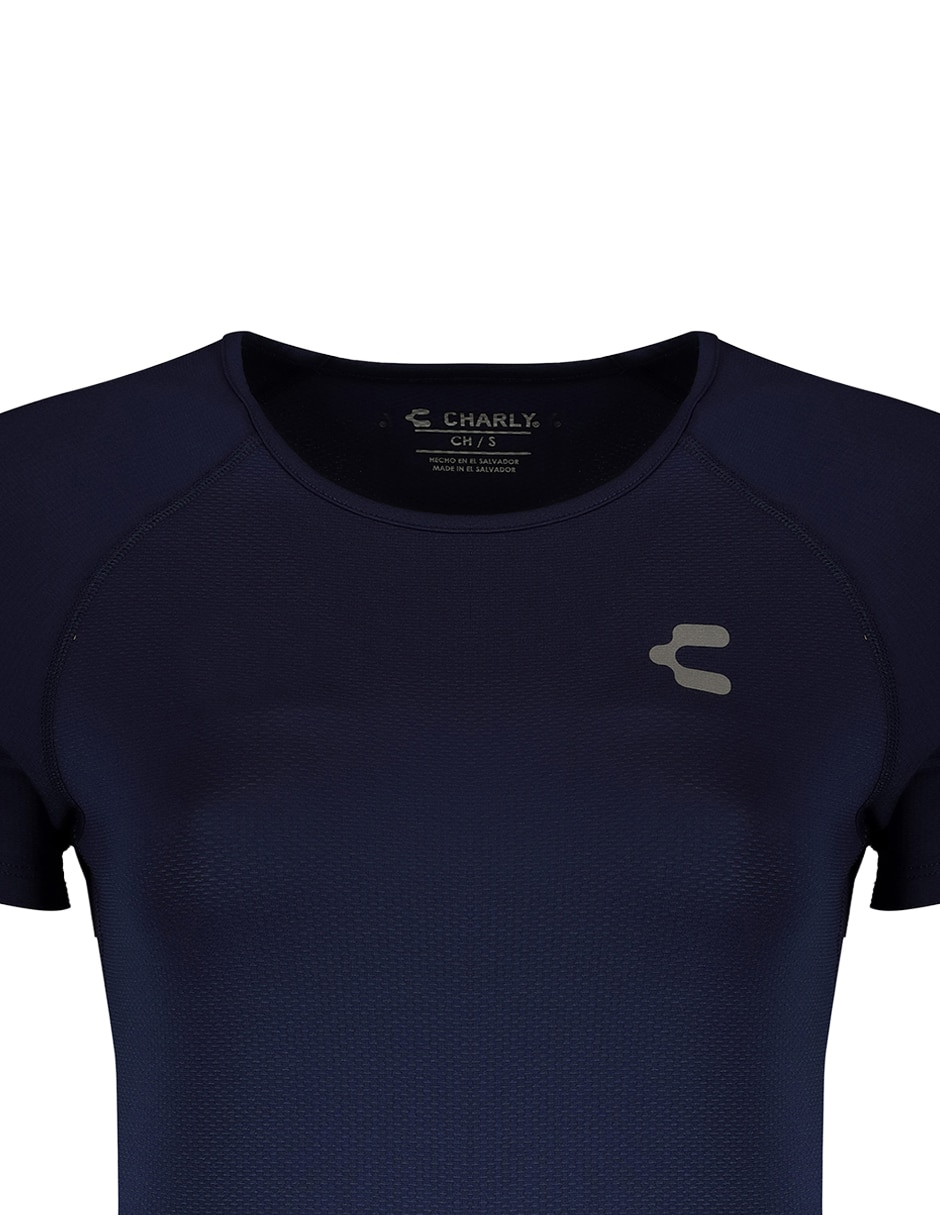 Playera deportiva para entrenamiento fitness de mujer 3
