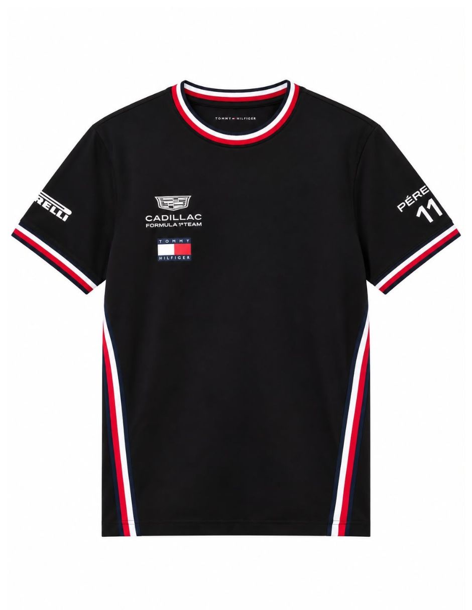 Playera deportiva para motorsport cadillac f1 2026 de hombre