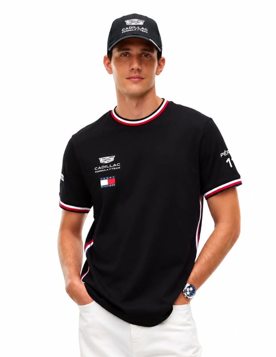 Playera deportiva para motorsport cadillac f1 2026 de hombre 3