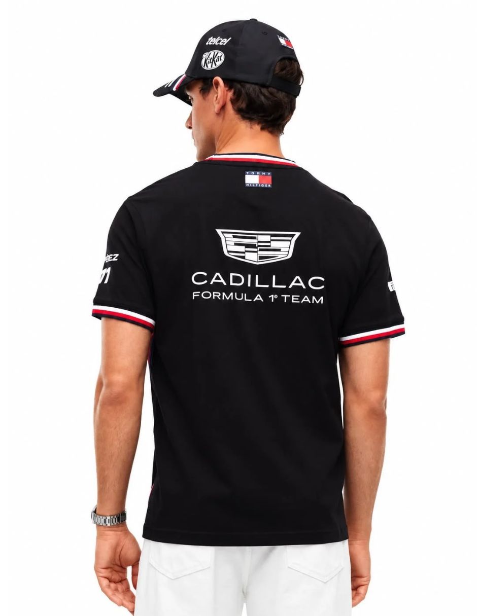 Playera deportiva para motorsport cadillac f1 2026 de hombre 4