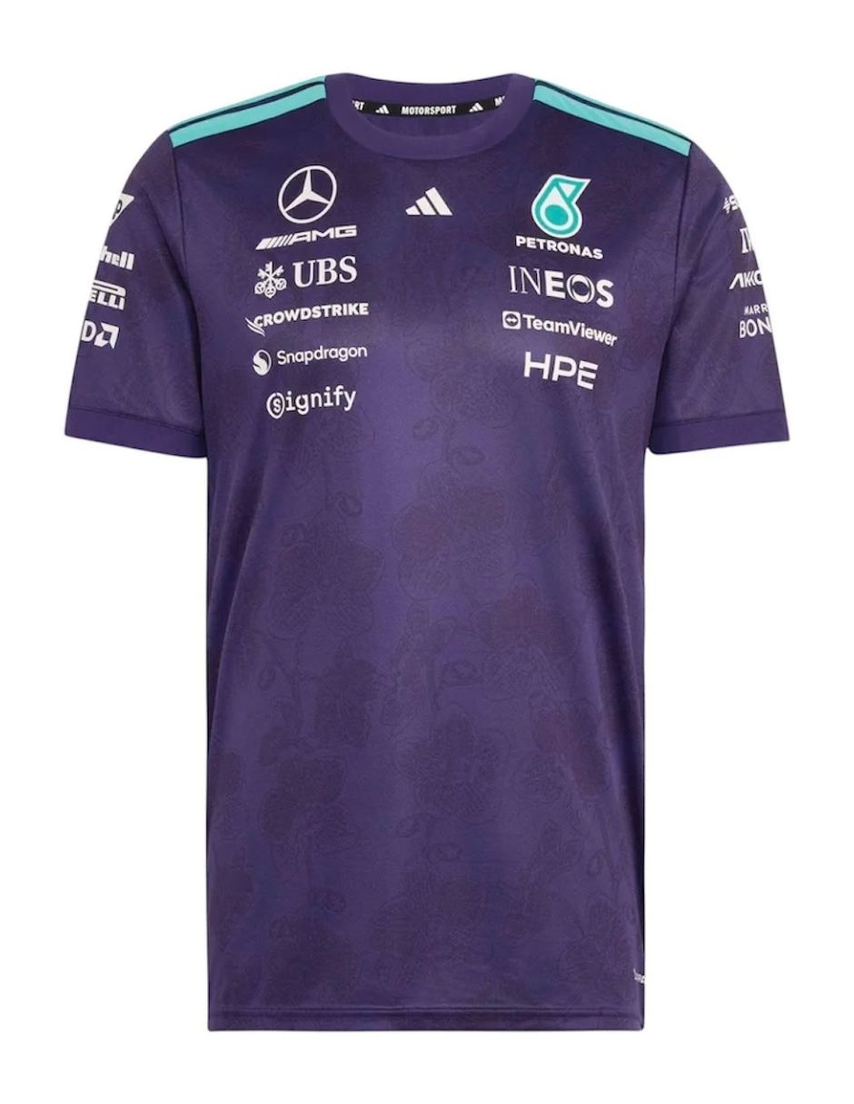 Playera deportiva para motorsport mercedes amg f1 singapur 2026 mercedes de hombre Playera deportiva para motorsport mercedes amg f1 singapur 2026 mercedes de hombre