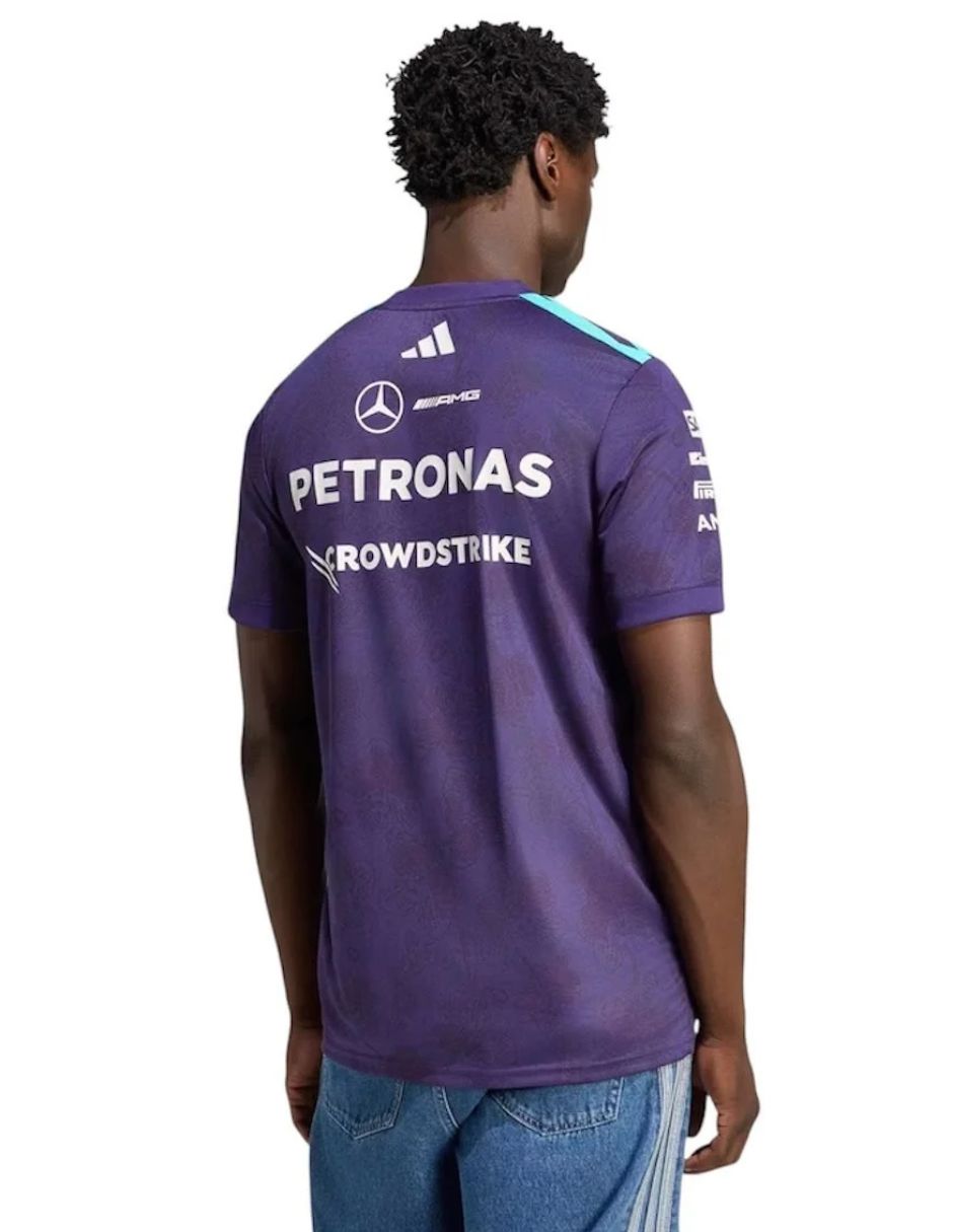 Playera deportiva para motorsport mercedes amg f1 singapur 2026 mercedes de hombre 3