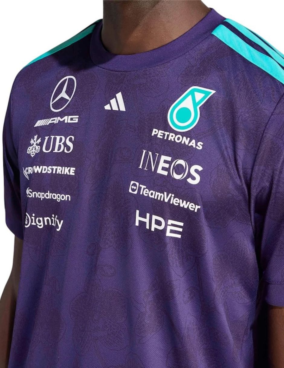 Playera deportiva para motorsport mercedes amg f1 singapur 2026 mercedes de hombre 4