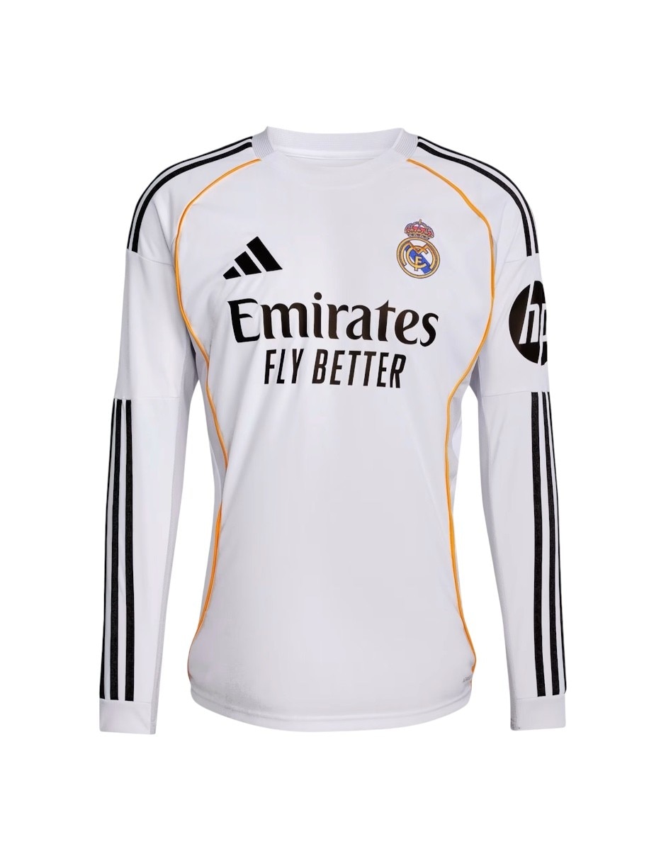 Jersey de real madrid club de fútbol local de manga larga jugador para hombre Jersey de real madrid club de fútbol local de manga larga jugador para hombre