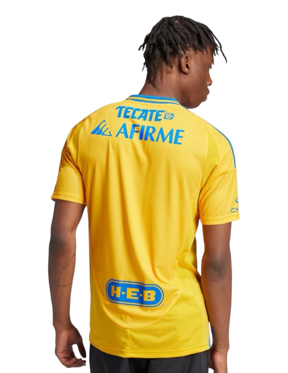 Jersey de tigres uanl local de manga corta para hombre 2