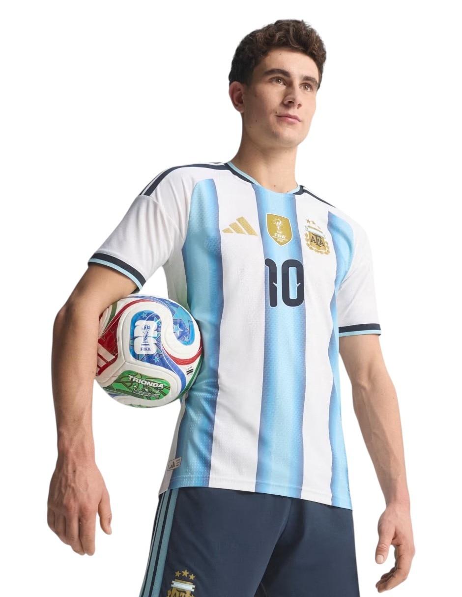 Jersey de selección de fútbol de argentina visitante de lionel messi manga corta jugador para hombre Jersey de selección de fútbol de argentina visitante de lionel messi manga corta jugador para hombre