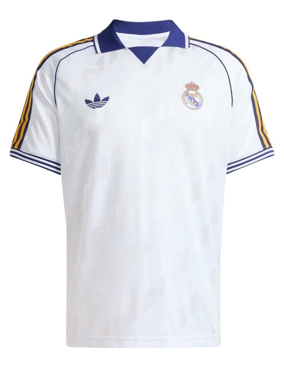 Jersey de real madrid club de fútbol local de manga corta para hombre 5