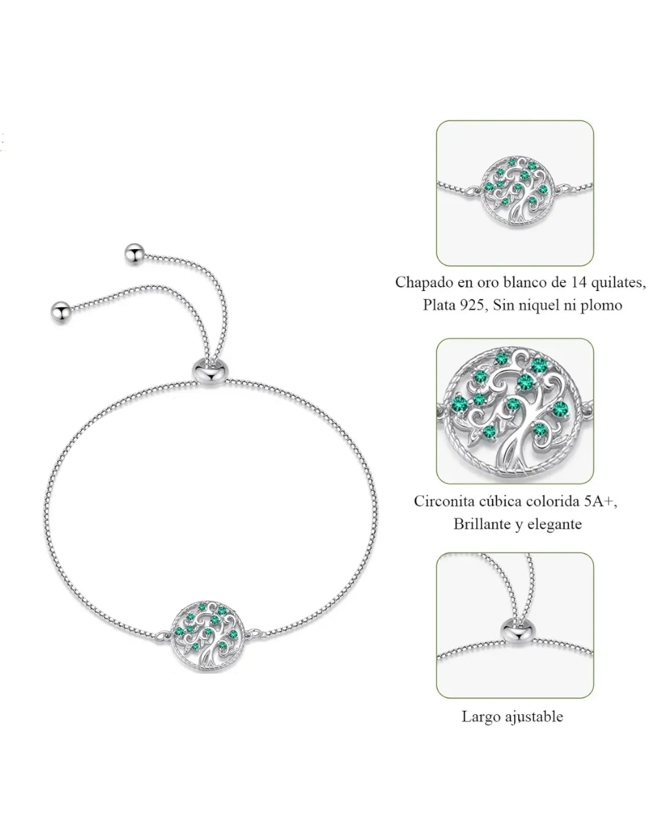 Pulsera de plata P 925 acabado brillante 3