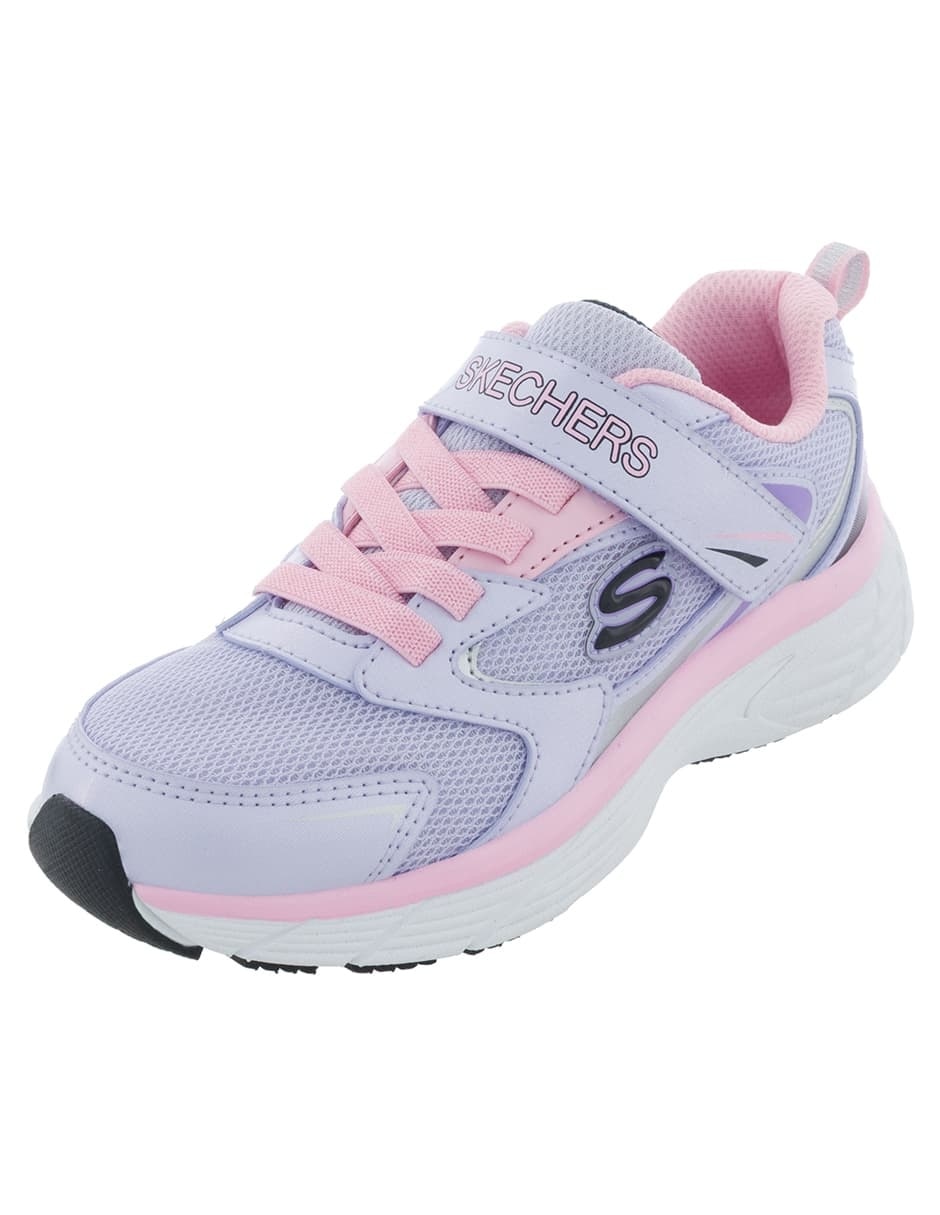 Tenis para entrenamiento skechers vintage tread de niña