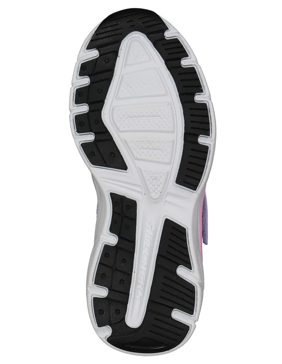 Tenis para entrenamiento skechers vintage tread de niña