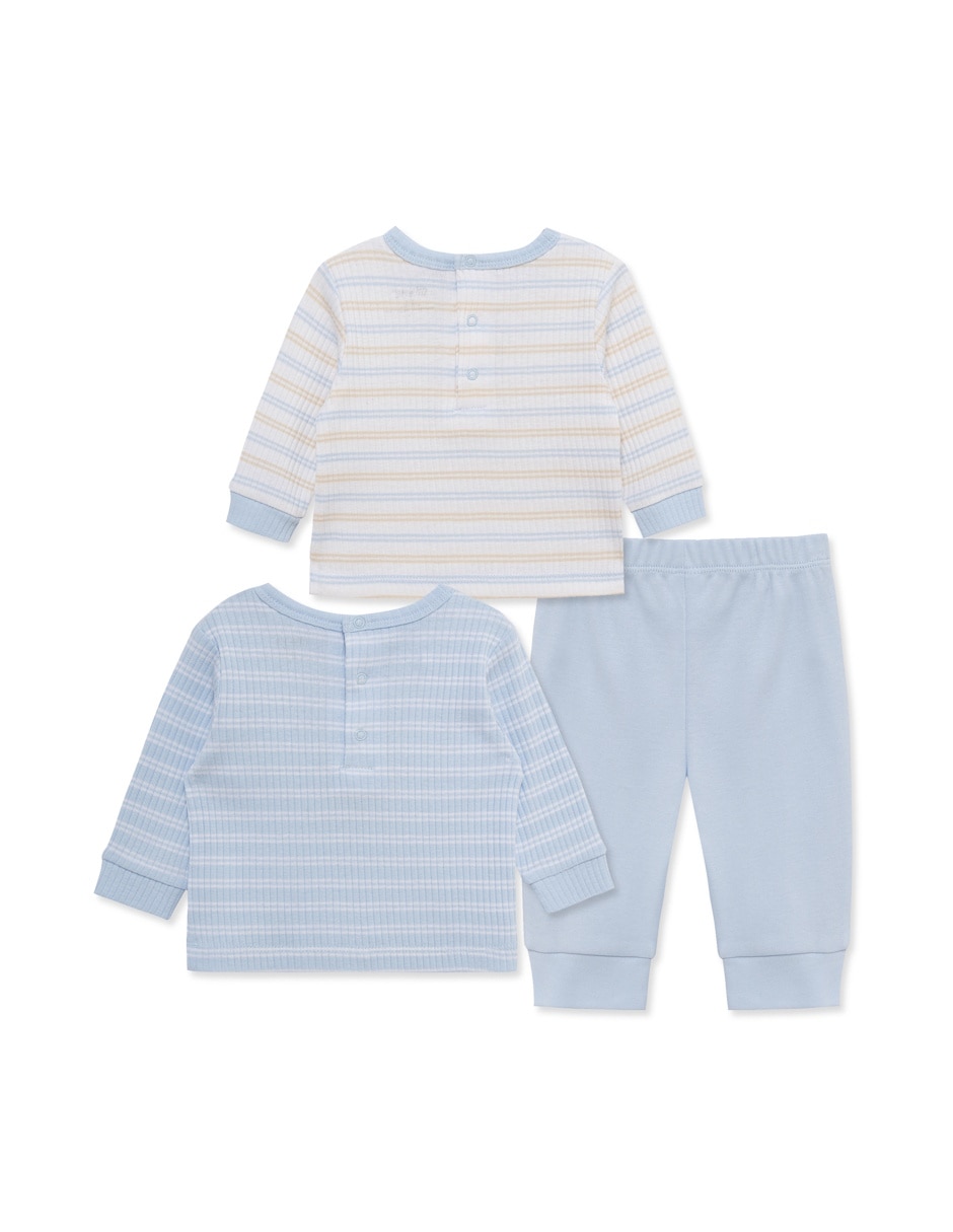 Conjunto de algodón orgánico para bebé niño 2