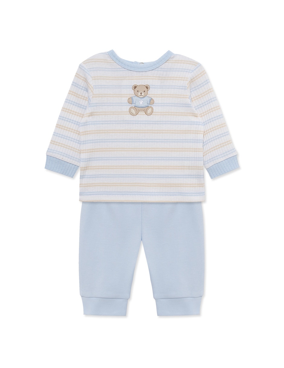 Conjunto de algodón orgánico para bebé niño 5