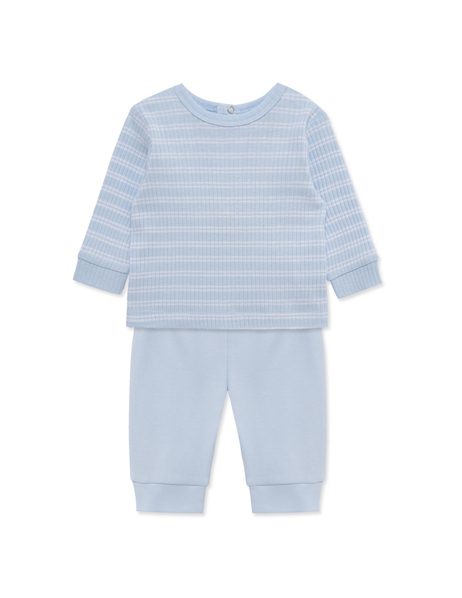 Conjunto de algodón orgánico para bebé niño 6